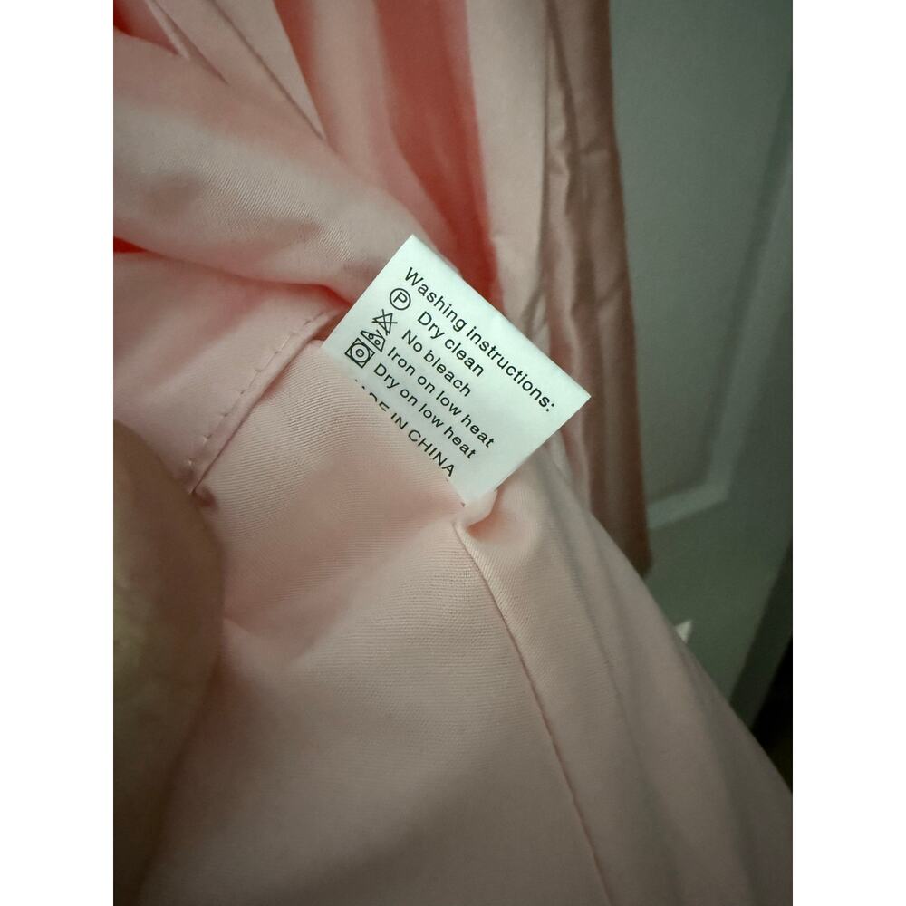 Light Pink Satin Dress Size XSmall NWT - Picture 7 of 7